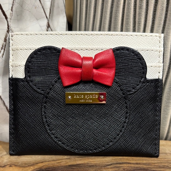 Kate Spade New York X Minnie Mouse Card Case Novelty - Picture 1 of 15